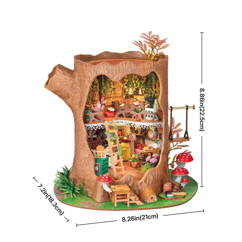 Fairytale Tree House Dollhouse - Model to assemble