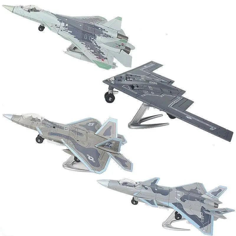1/72 Scale Fighter Jet 3D Puzzle Model Kit – DIY Assembly Plastic Aircraft Collectible Display - Model to assemble