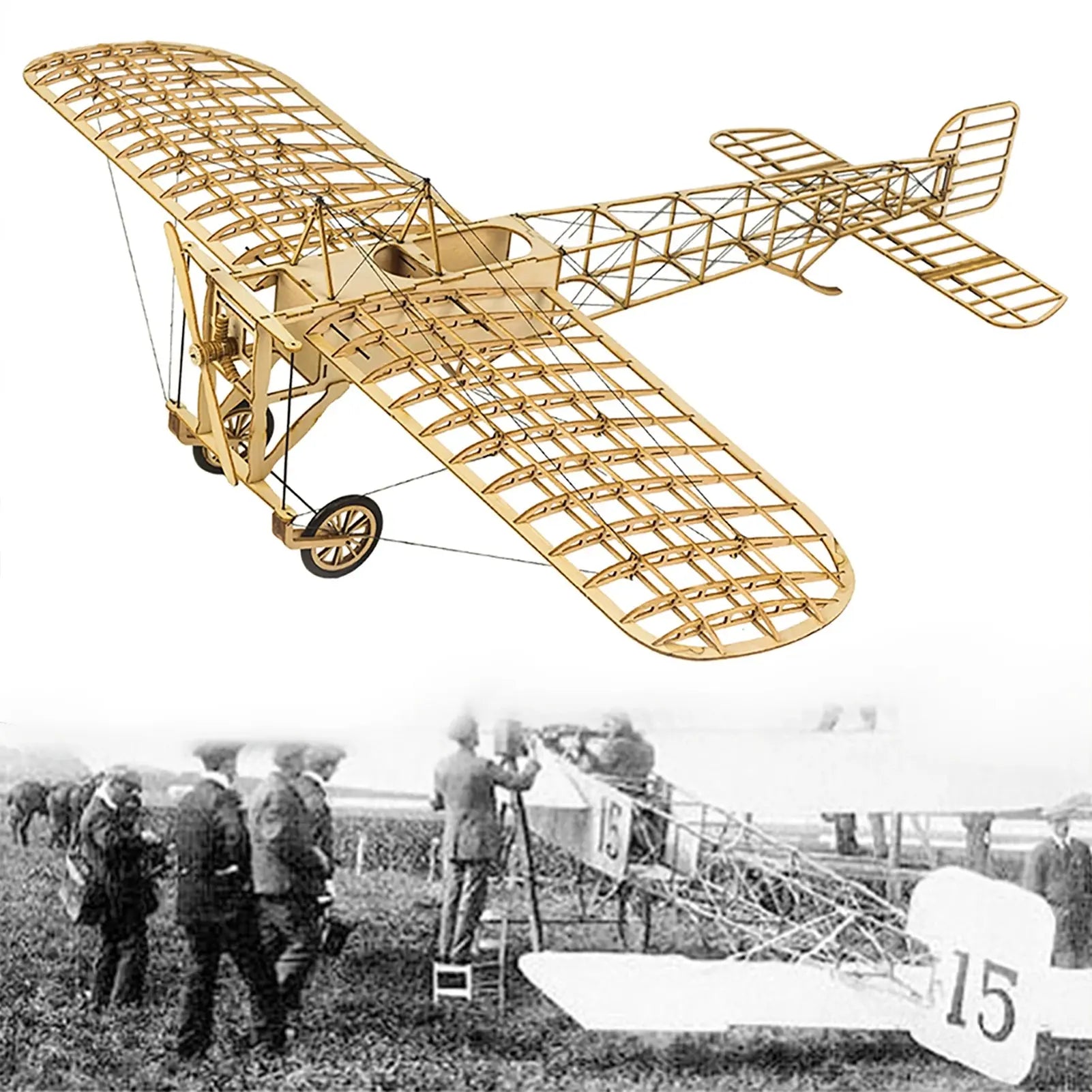 DIY Retro Airplane Model Kit - Model to assemble