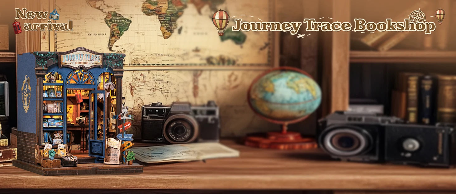 Japan Style Book Nook - Model to assemble