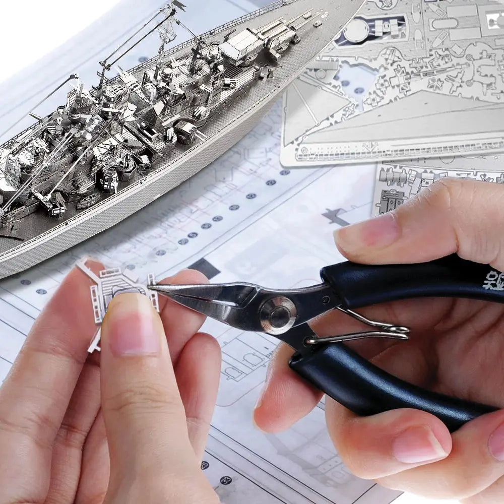 Yamato Nagato Class Battleship Metal Model to assemble