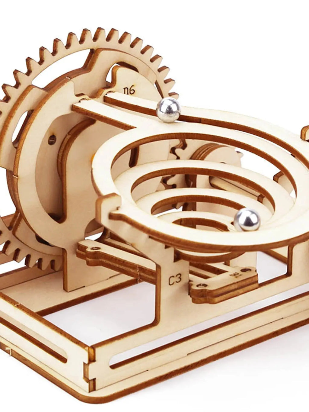 Spiral Marble Run Model to assemble