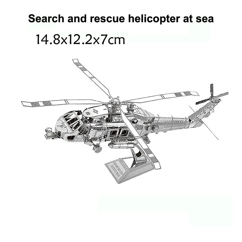 Metal Aircraft 3D Puzzle Model Kits DIY Model to assemble