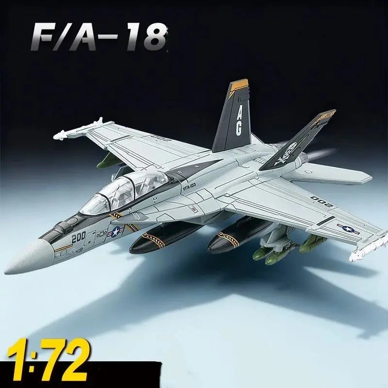1/72 Scale Fighter Jet 3D Puzzle Model Kit – DIY Assembly Plastic Aircraft Collectible Display - Model to assemble