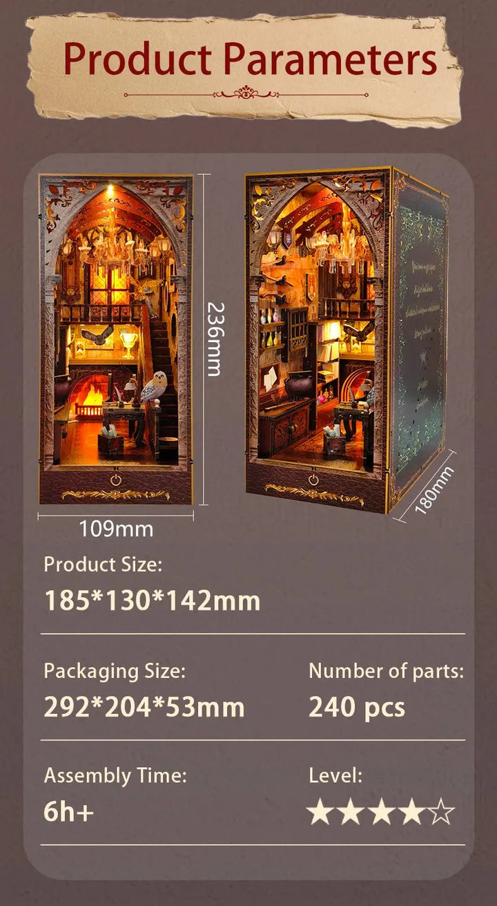 Magic Academy Figurines Miniatures Bookend - Model to assemble