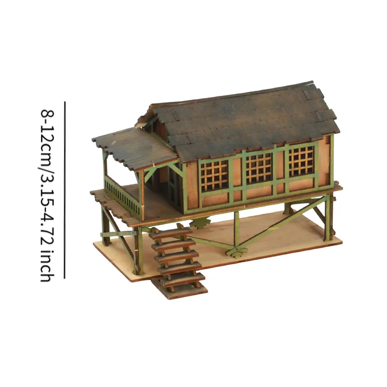1/72 Models DIY Wooden House Assemble - Model to assemble