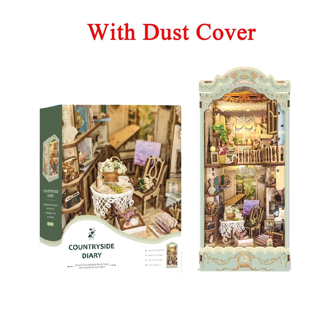 Magic Night Alley with LED lights - Model to assemble