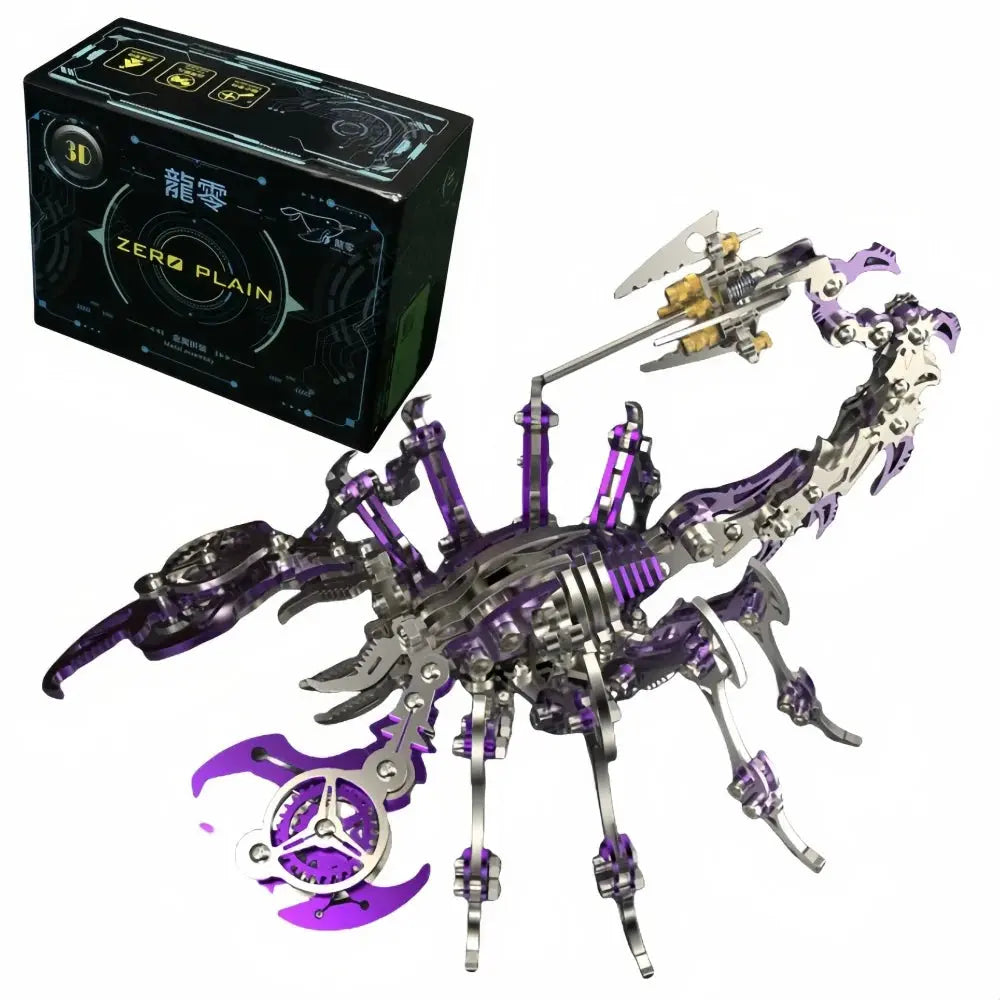 Scorpion assembly model 3D puzzle Model to assemble