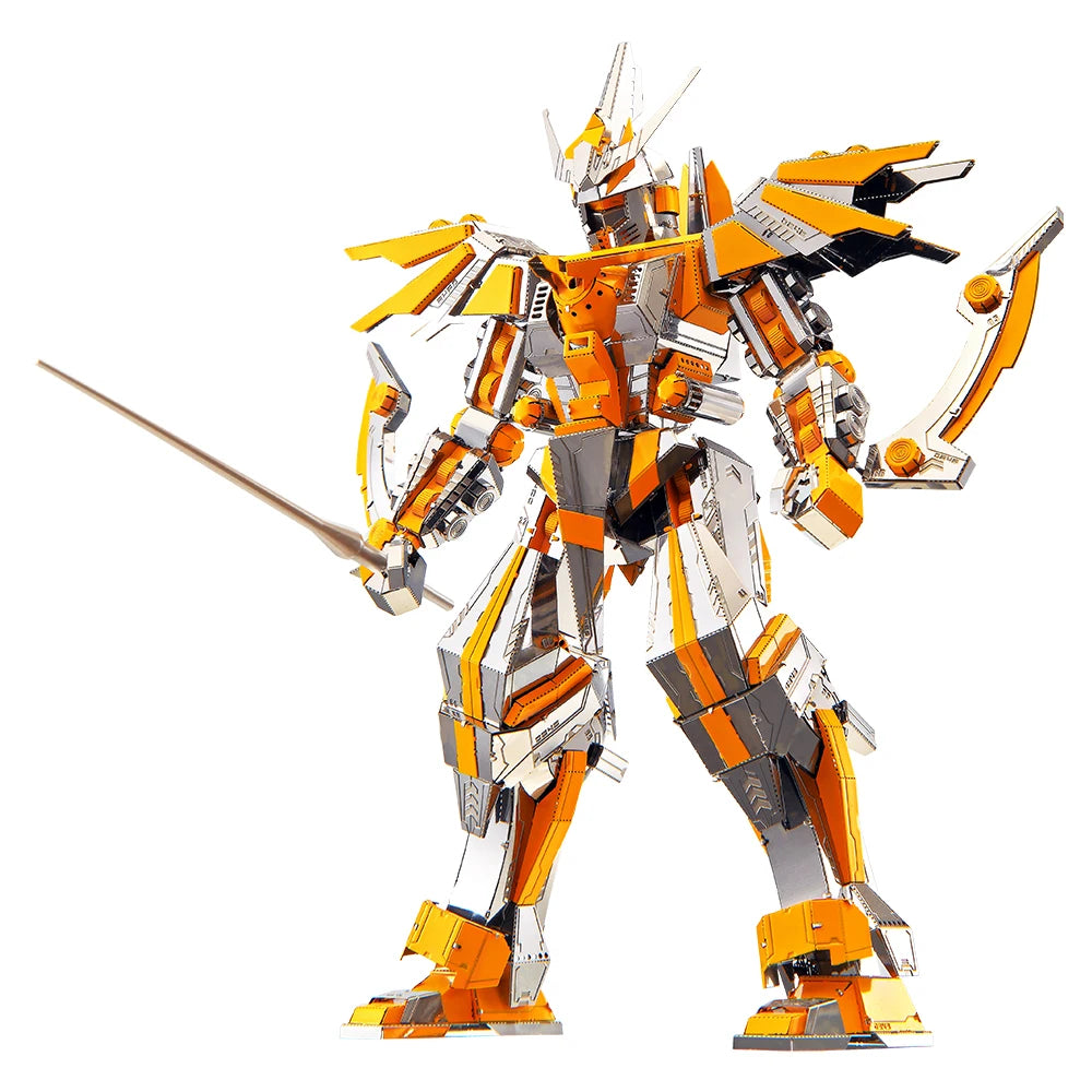 Piececool Model Building Kits Crescent Blade Armor 3D Puzzle Metal Assembly Model Kits Creative Toys DIY for Teens Model to assemble
