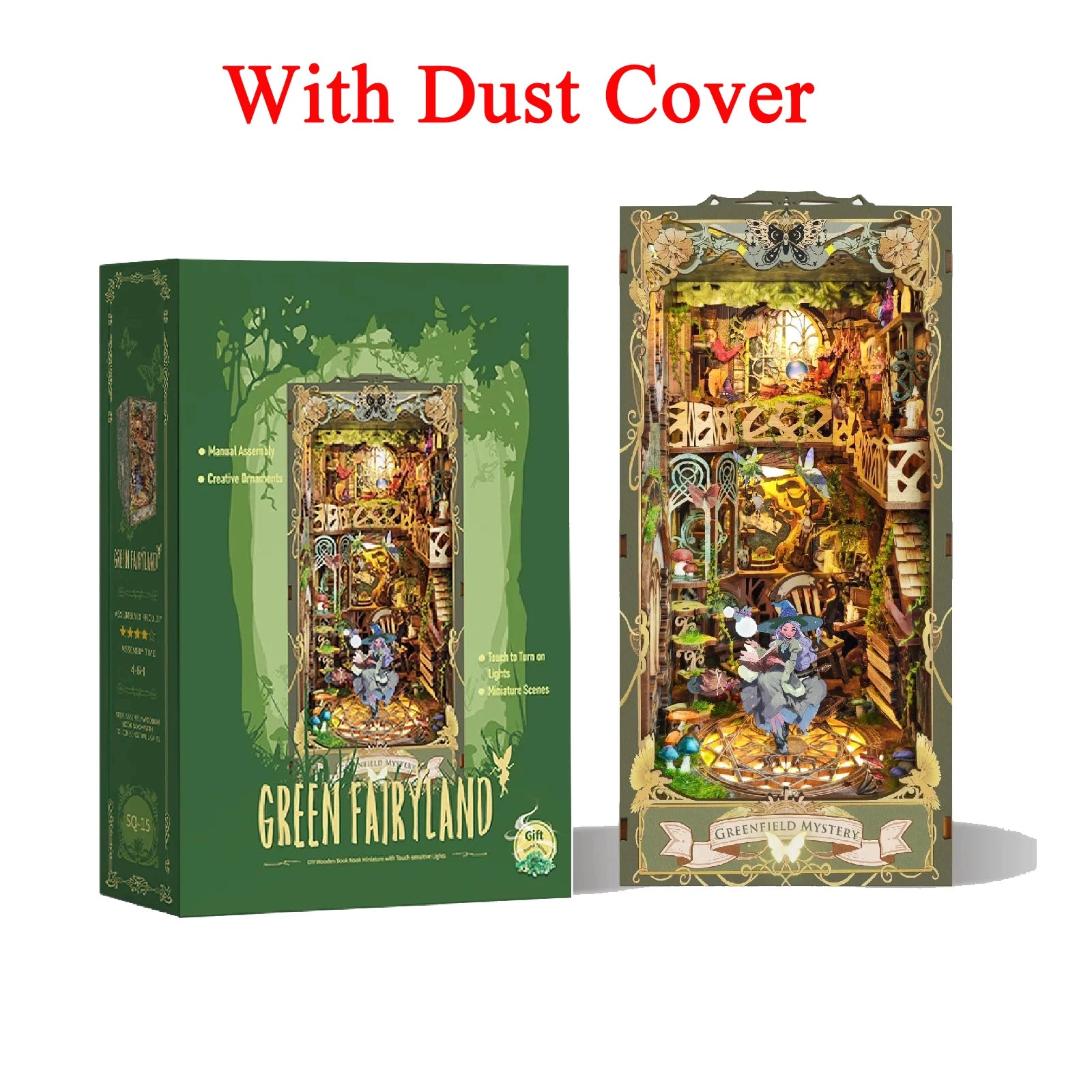 Magic Night Alley with LED lights - Model to assemble