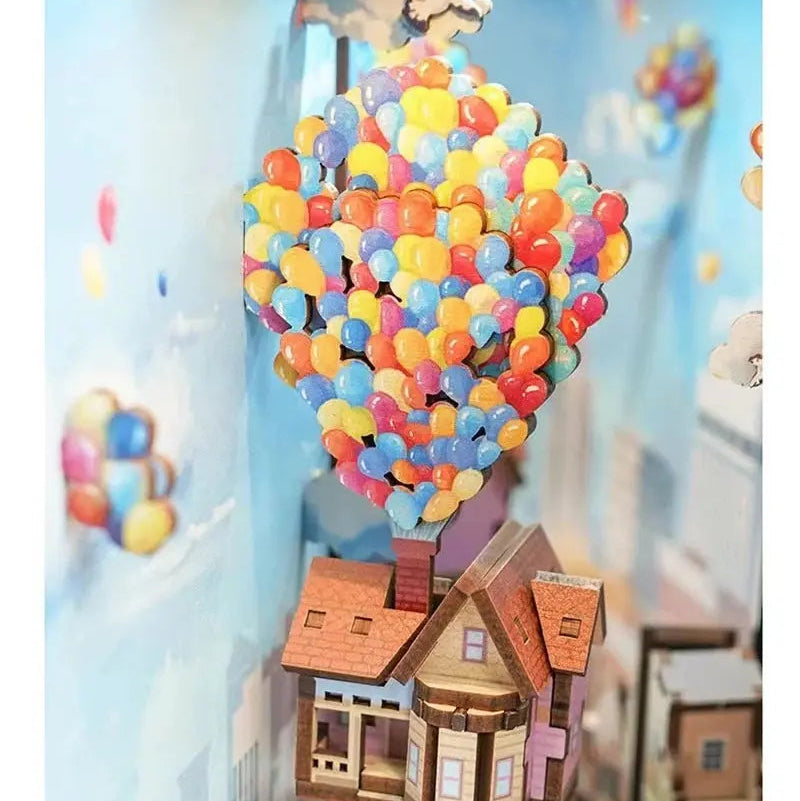 Floating Adventure House DIY Book Nook Kit Model to assemble