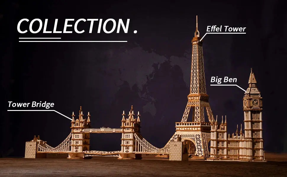 Big Ben Tower Bridge Model to assemble