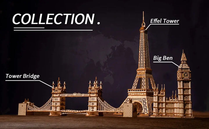 Big Ben Tower Bridge Model to assemble