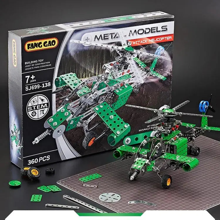 Metal Off-Road Vehicle Building Blocks - Model to assemble
