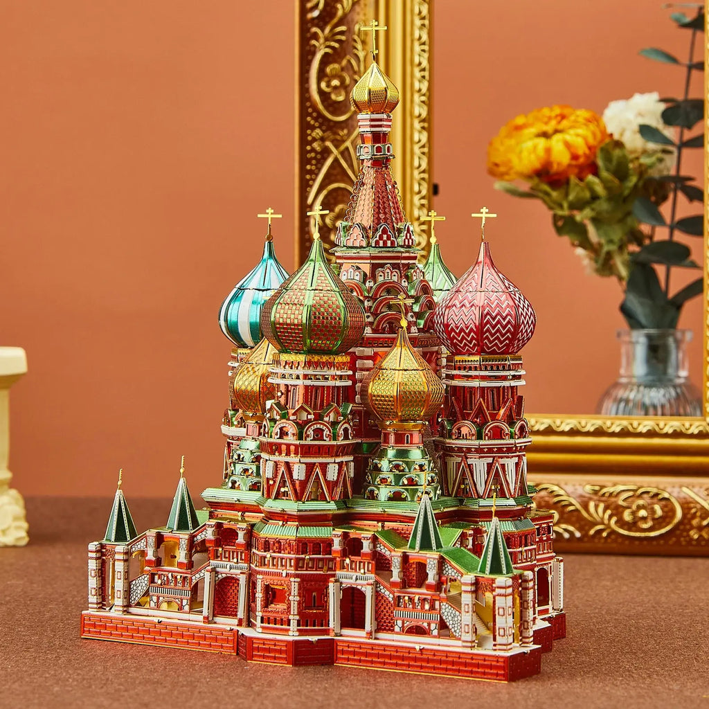 Saint Basil's Cathedral 3D Metal Puzzle - Model to assemble