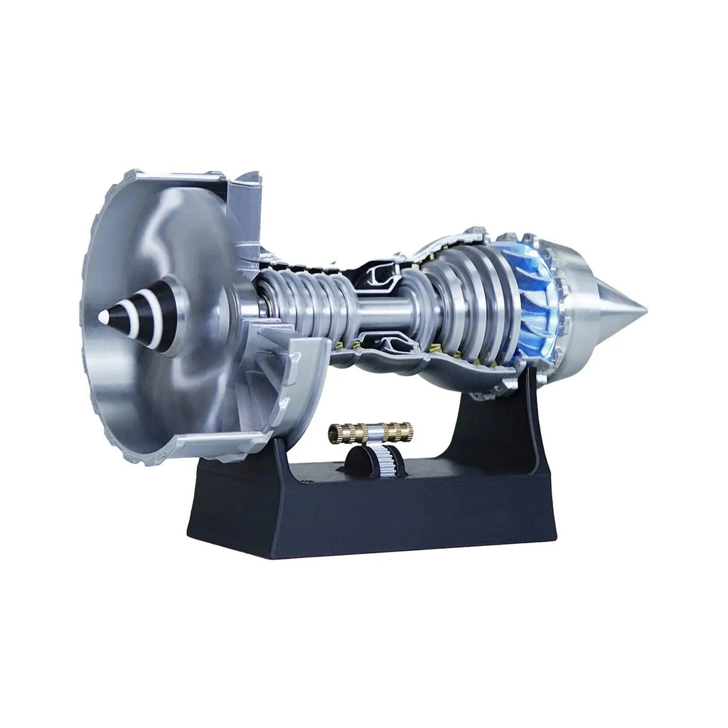1:8 Turbofan Jet Engine Model Kit — 3D Printed, Build-It-Yourself, Ages 12+