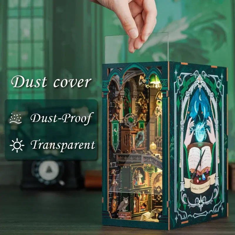 DIY Bookstore Book Nook with Light - Model to assemble