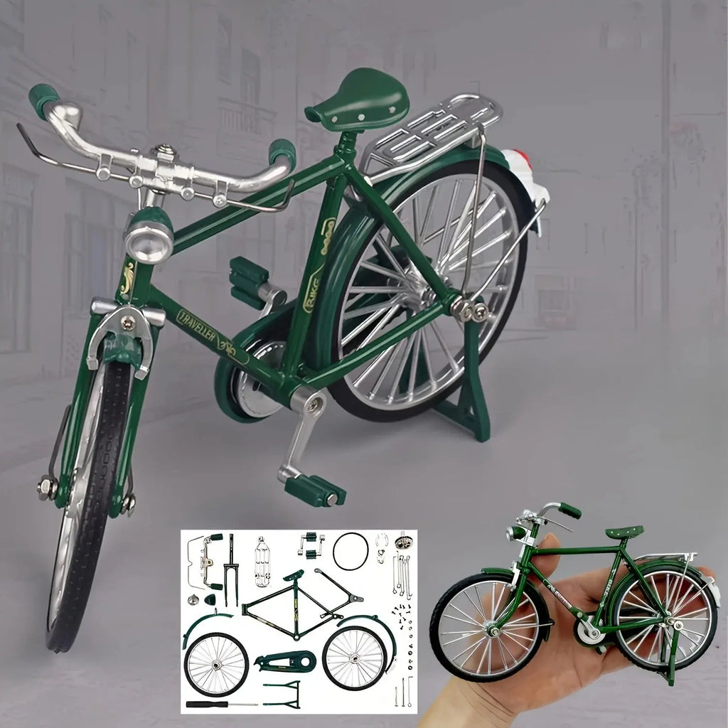 Retro Bicycle Metal Model Kit - Model to assemble