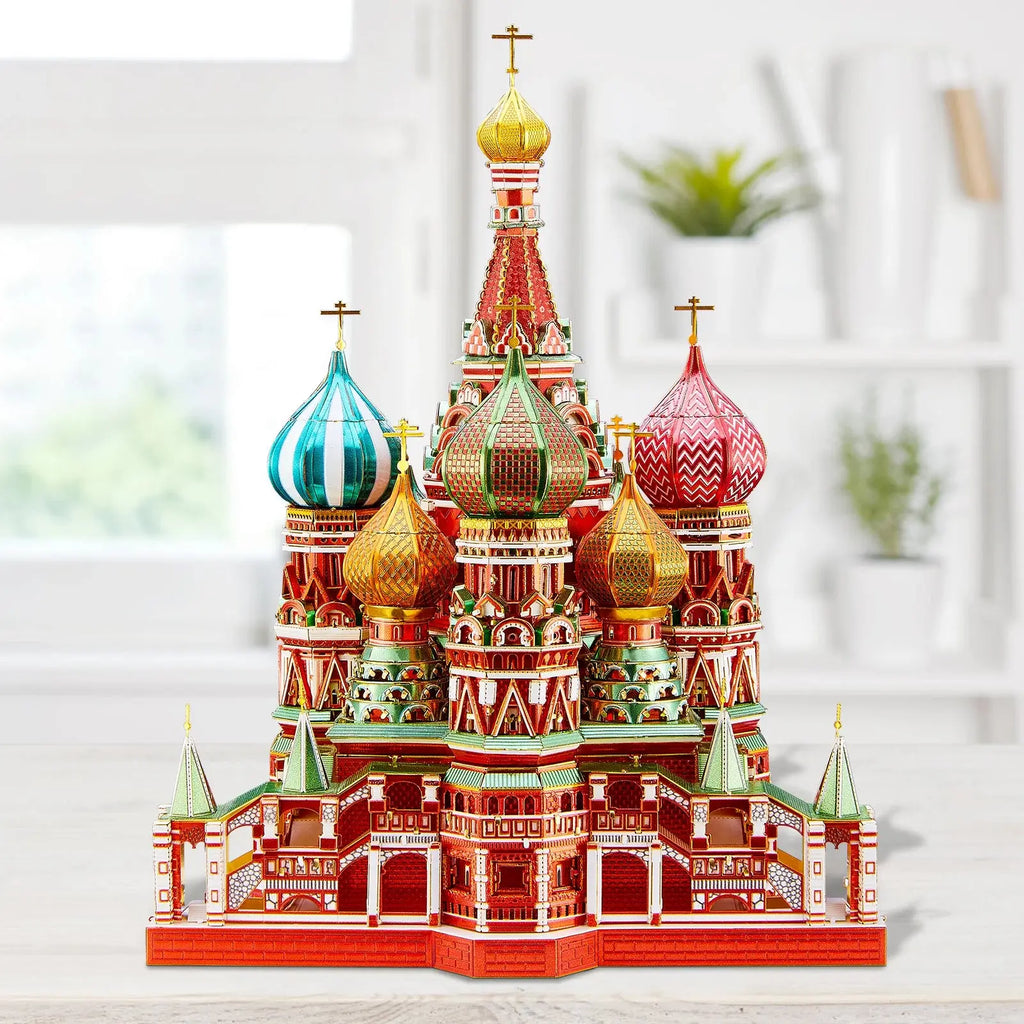 Saint Basil's Cathedral 3D Metal Puzzle - Model to assemble