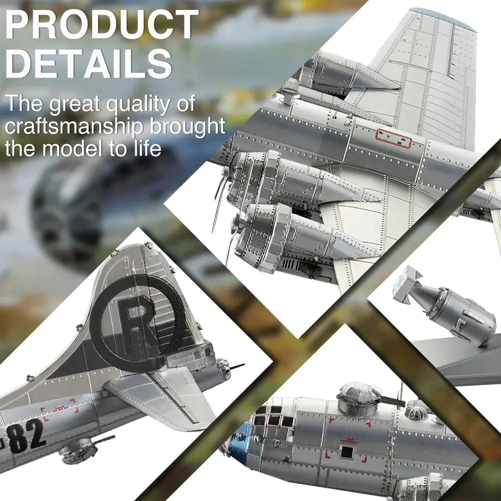 Airplane Fighter Metal Model Kit - Model to assemble