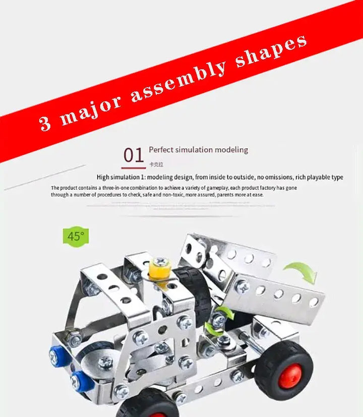 3 in 1 Vehicle Model to assemble