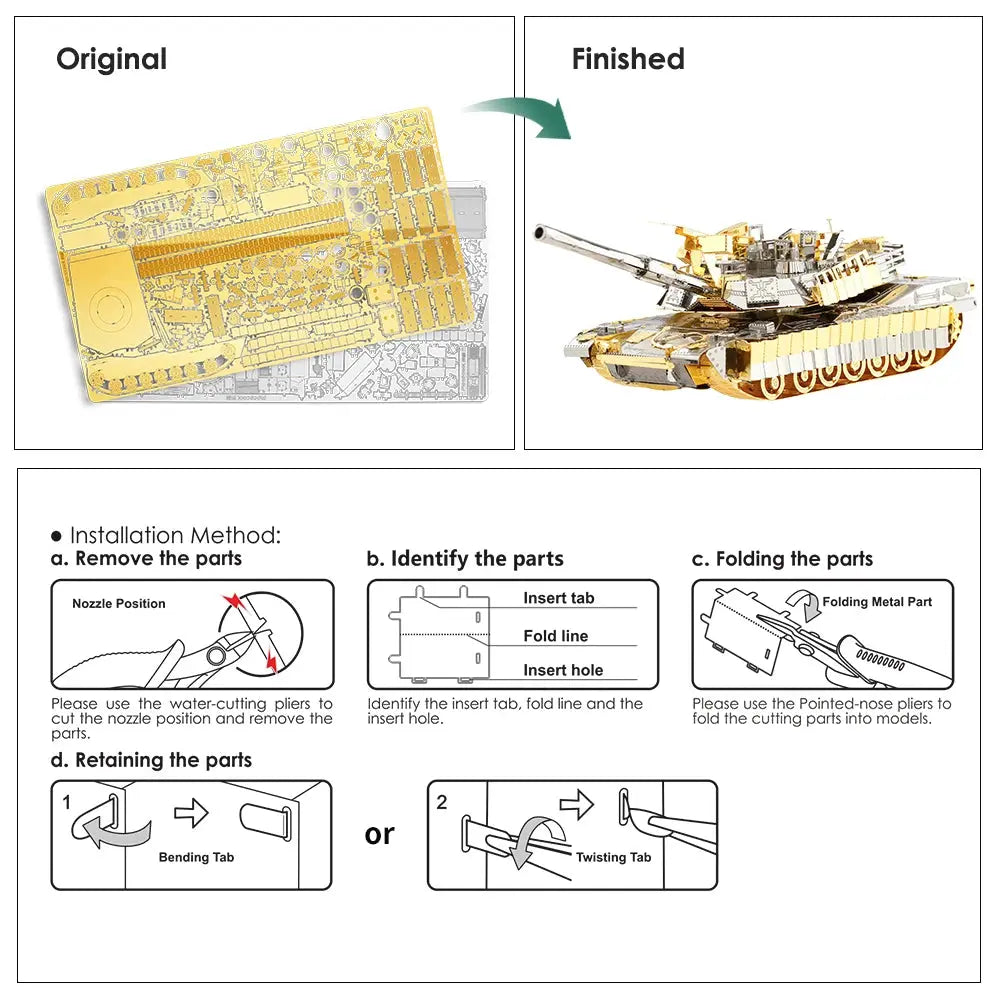 Tank Model to assemble