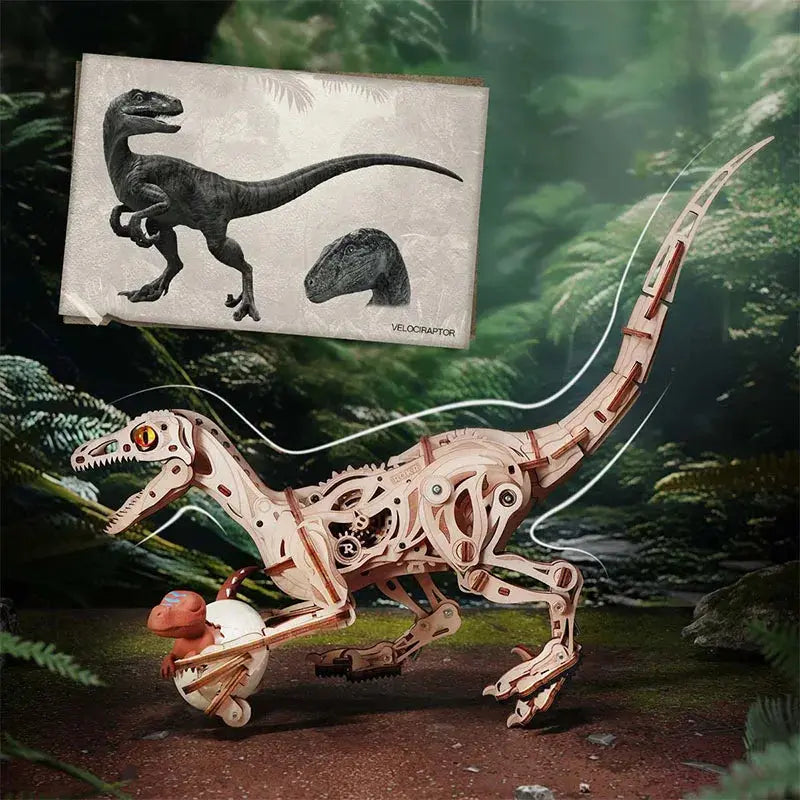 Velociraptor Mechanical Walking Model to assemble