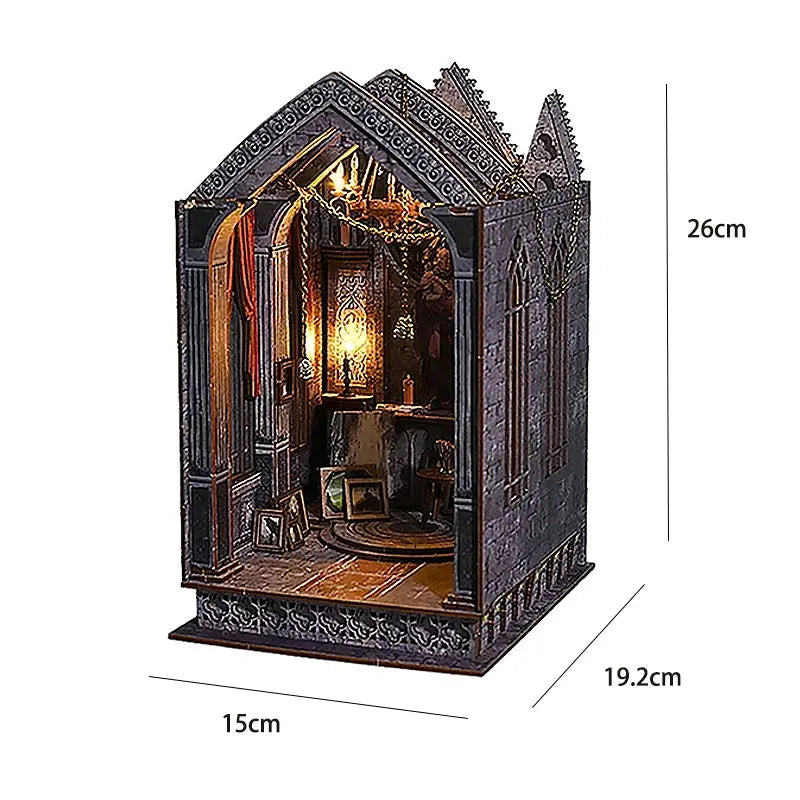 DIY bookend Kits With LED Light - Model to assemble