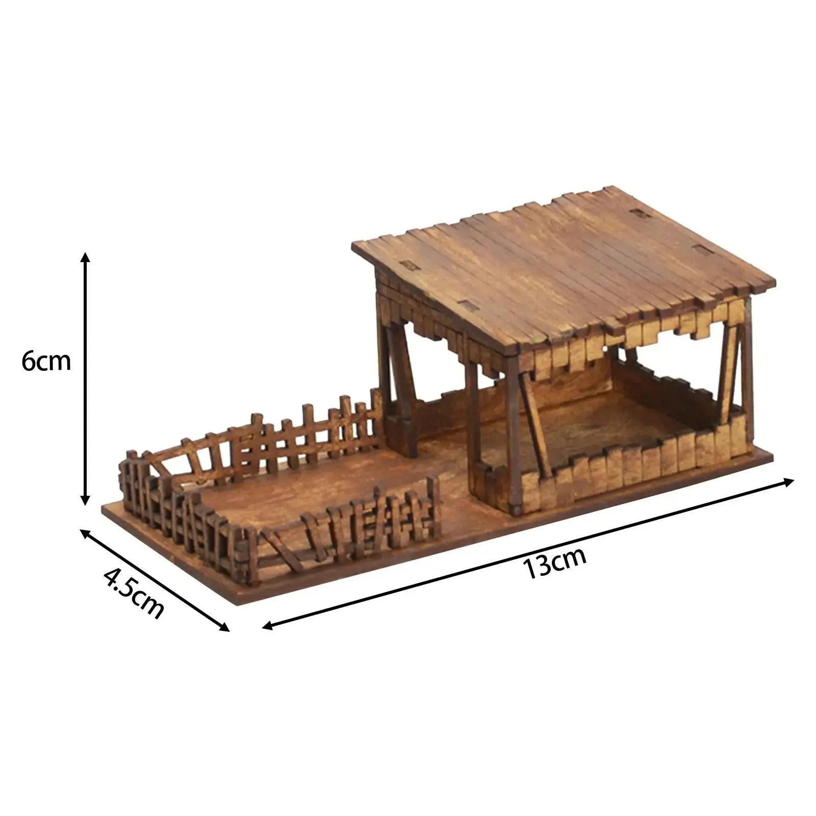 1/72 Models DIY Wooden House Assemble - Model to assemble
