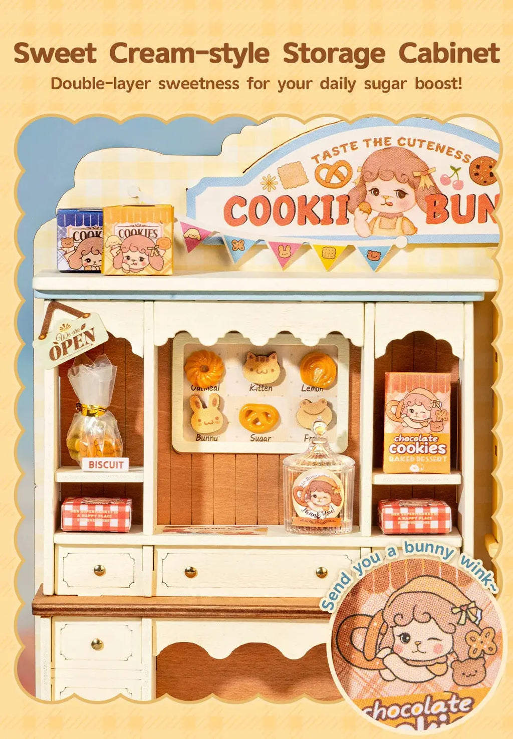 Cookii Bunny's Cookie Shop - Model to assemble