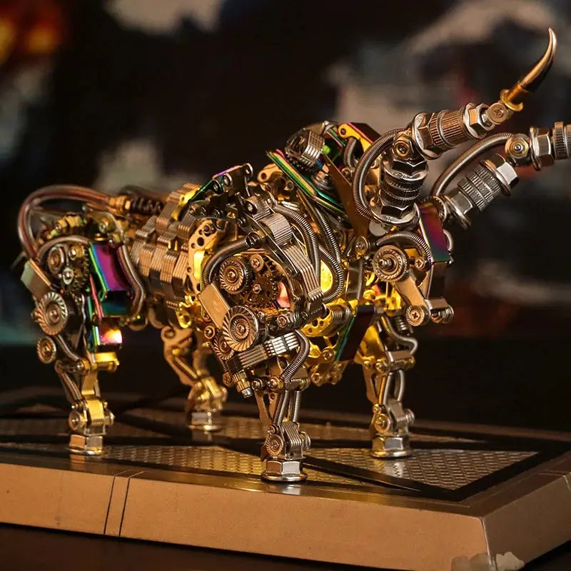 Mechanical animal Bull - Model to assemble