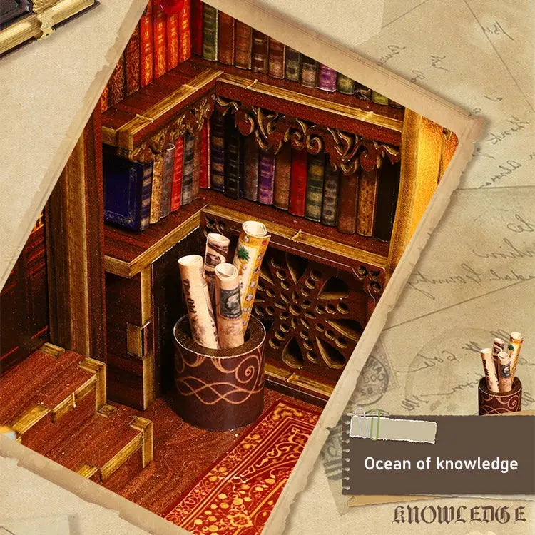 DIY bookend Kits With LED Light - Model to assemble
