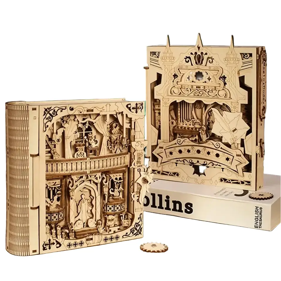 Books of Secrets Wooden Model Kits