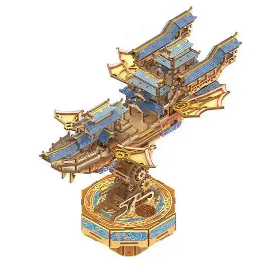Fantasy Airship Wooden Model Kit