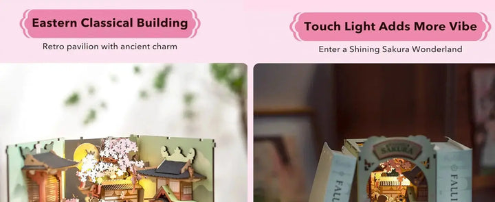 Doll House for Bookshelf - Model to assemble