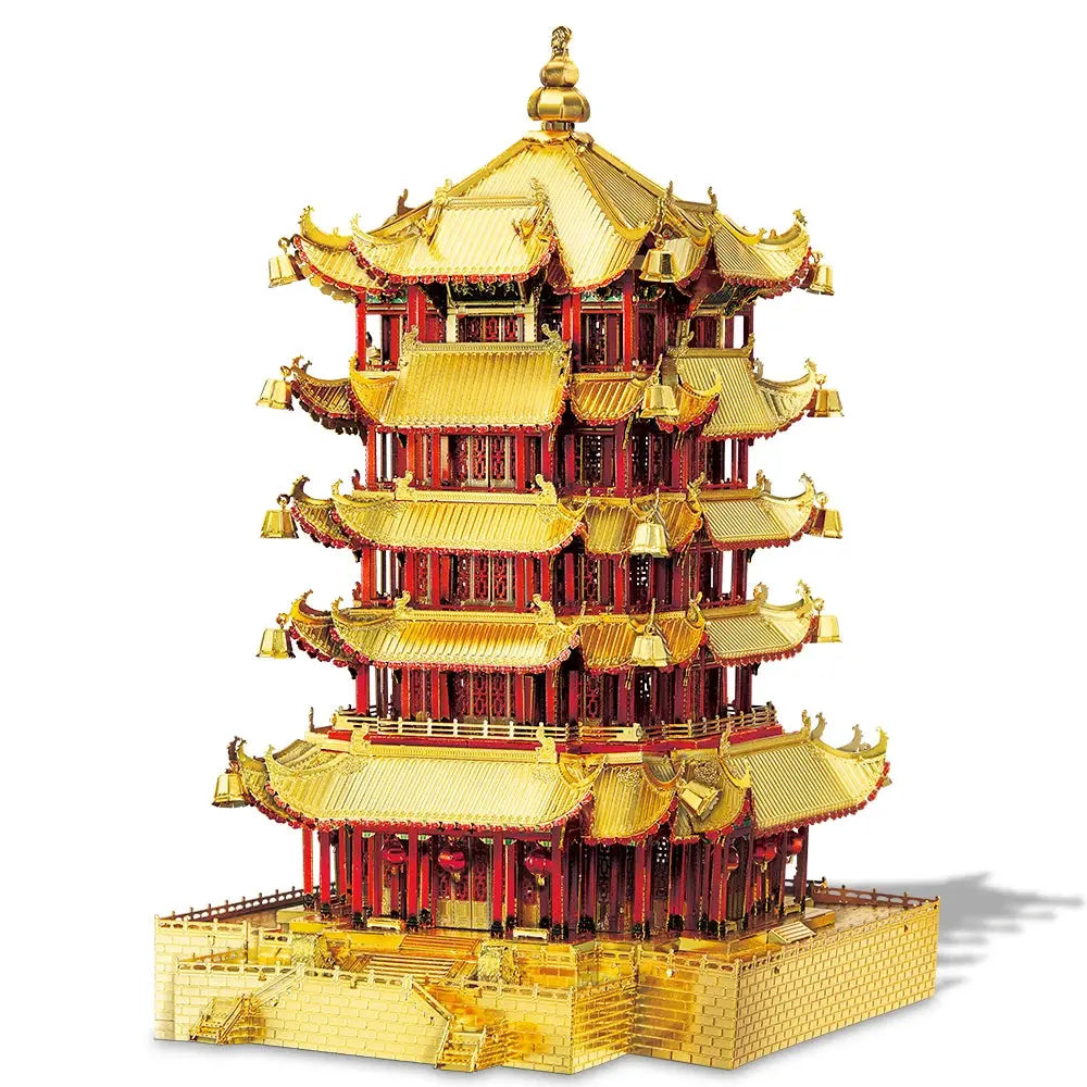 Chinese Buildings Metal Model to assemble