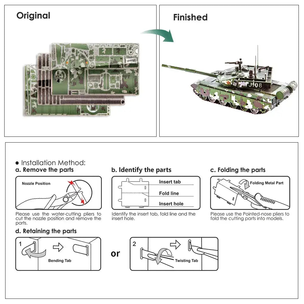Tank Model to assemble