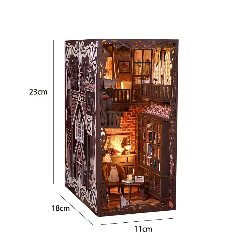 DIY bookend Kits With LED Light - Model to assemble