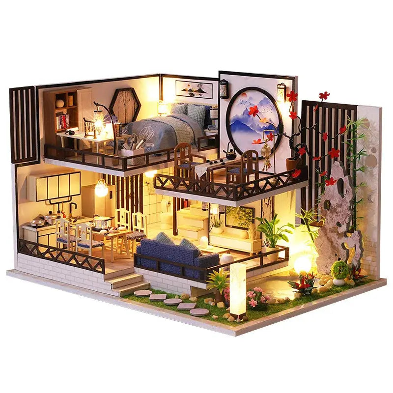 Wooden Miniature House - Model to assemble