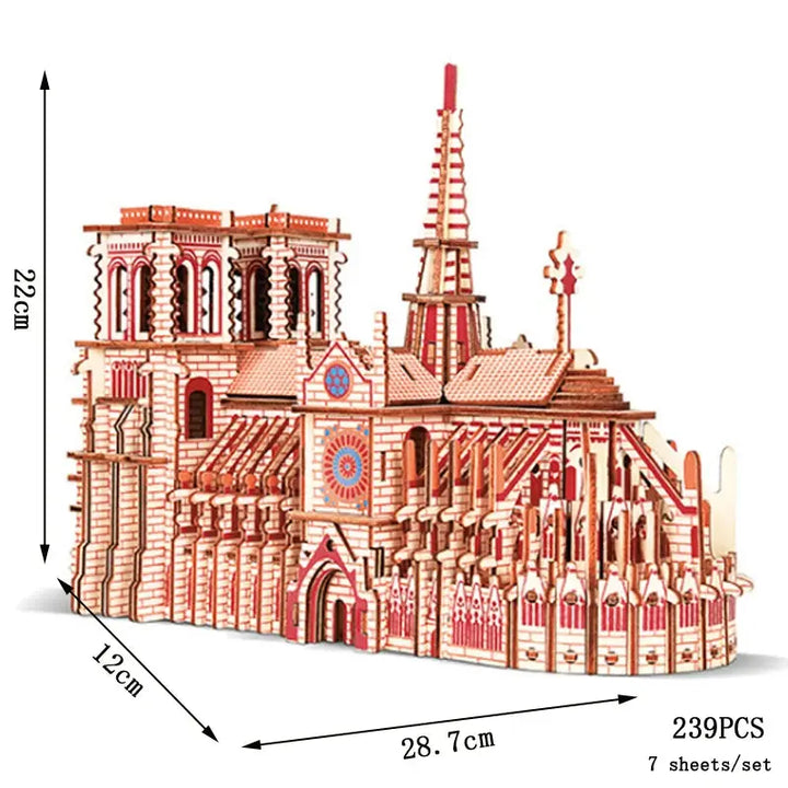 Ancient Town of Fenghuang Model to assemble