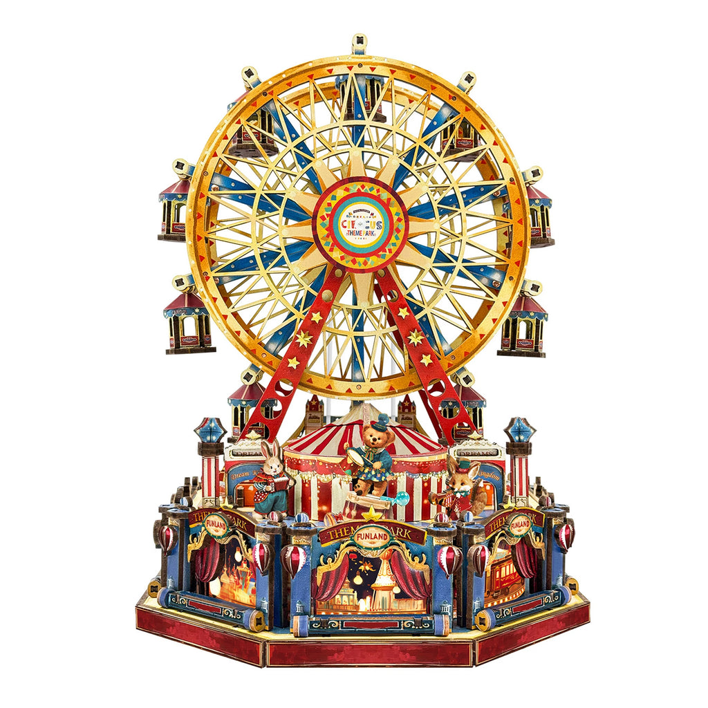 Century Ferris Wheel Music Box Doll Houses - Model to assemble