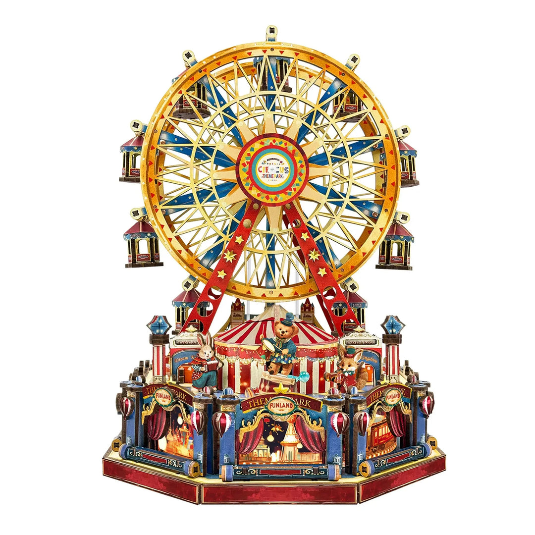 Century Ferris Wheel Music Box Doll Houses - Model to assemble