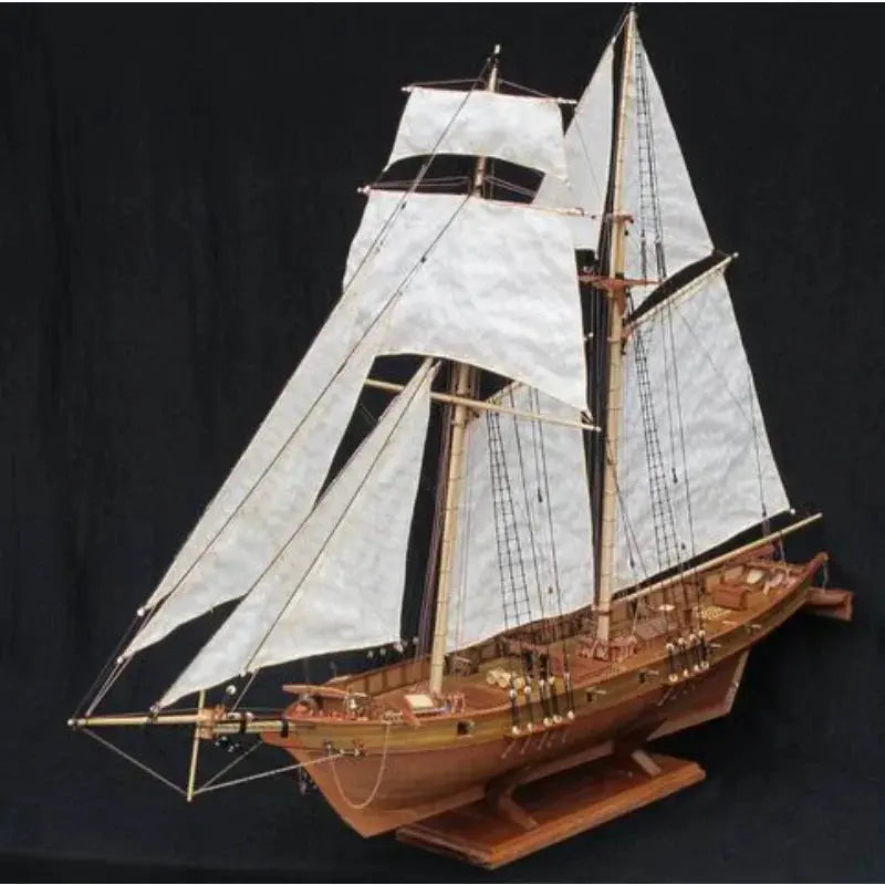Wooden Assembled Ancient Sailboat Model Kit - Model to assemble