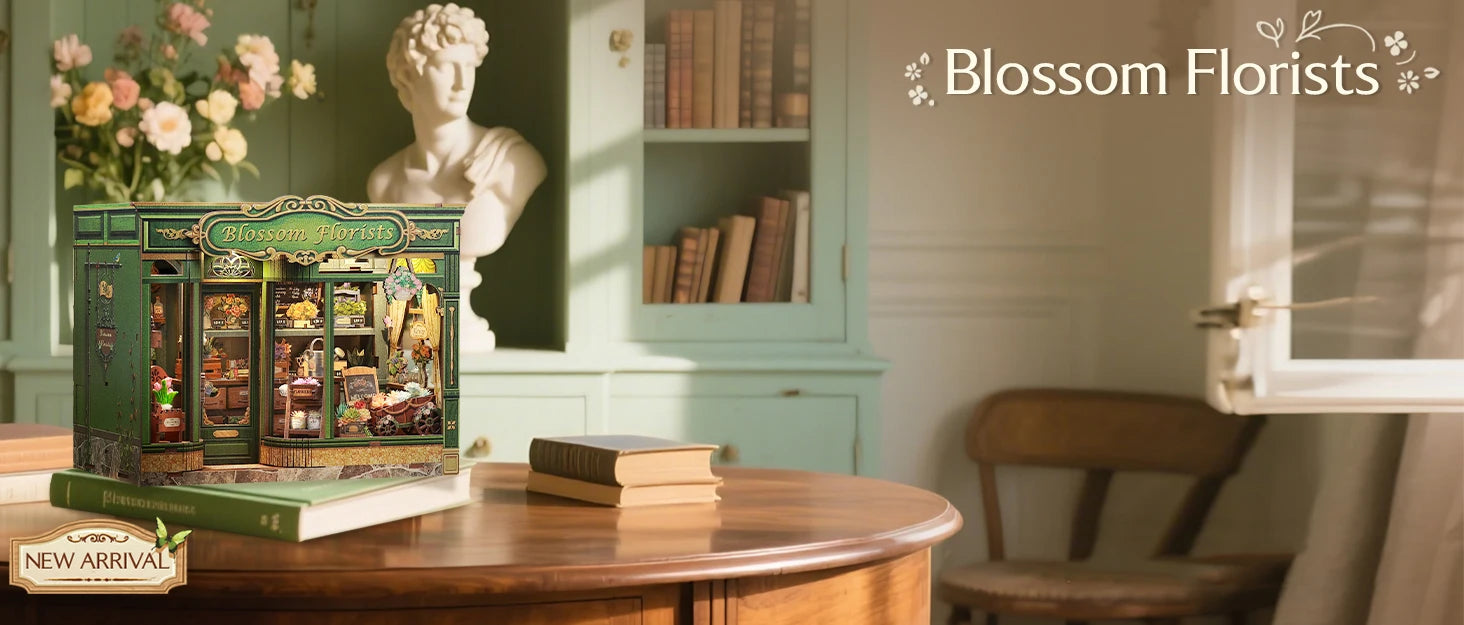 Japan Style Book Nook - Model to assemble