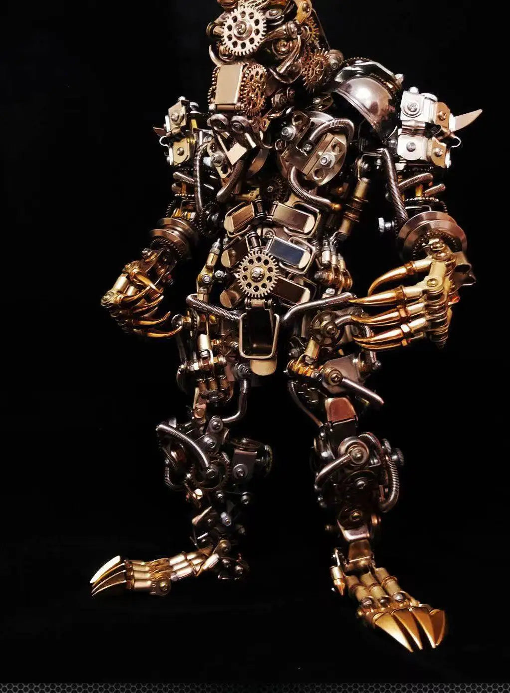 Robot werewolf handmade 3d three-dimensional metal assembly model building blocks puzzle war wolf boy's day gift Model to assemble