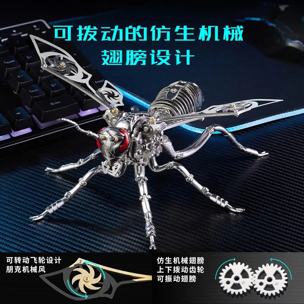 Large Wasp DIY Metal Model Kit - Model to assemble