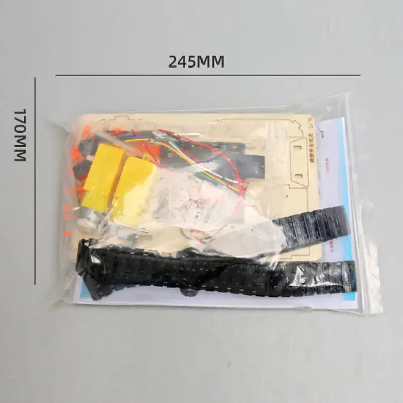 Tank Wooden Model Kits DIY Remote Control Toys - Model to assemble
