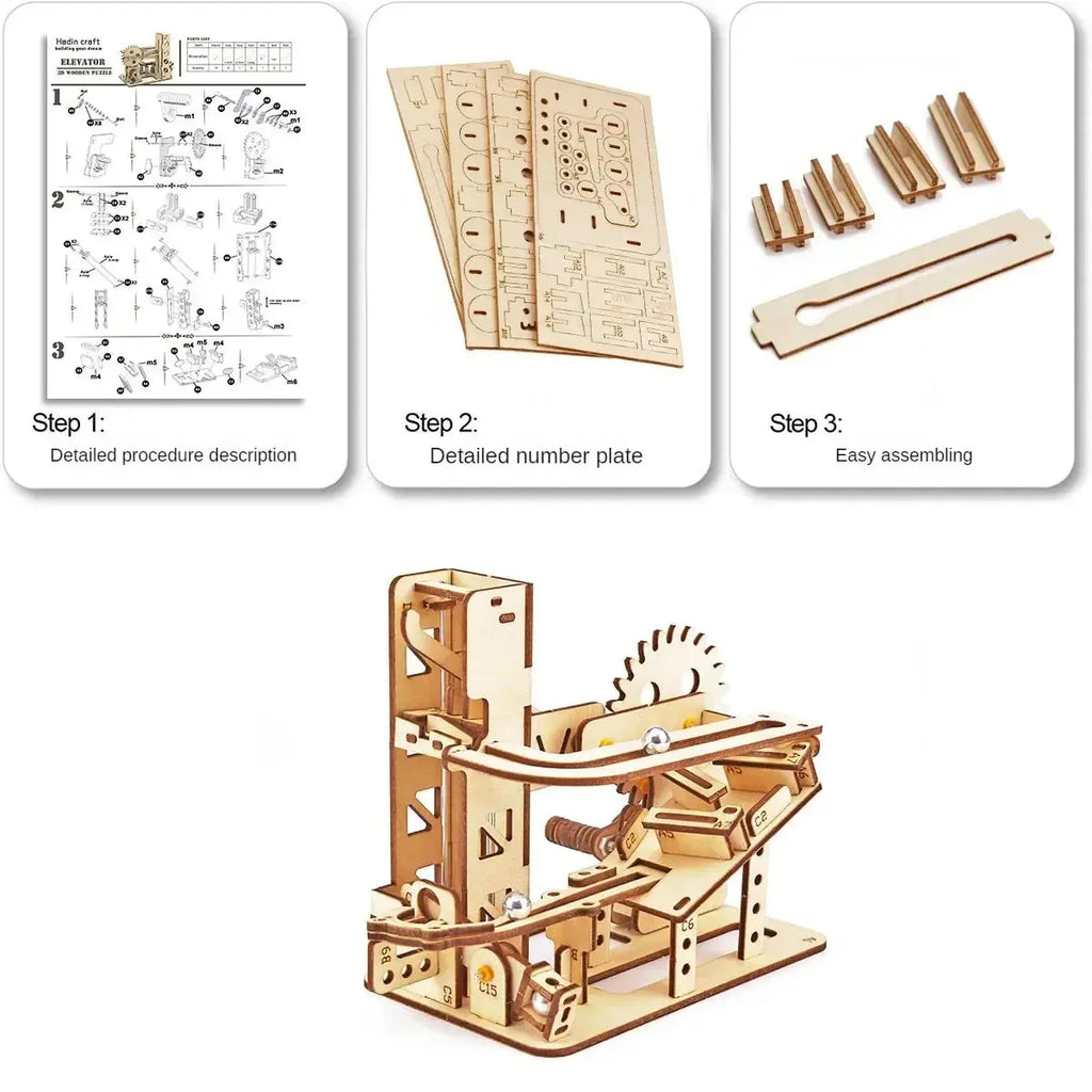 Marble Run Mechanical Track - Model to assemble