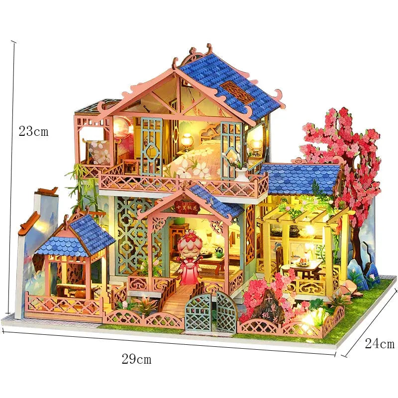 Asian DollHouse Model - Model to assemble