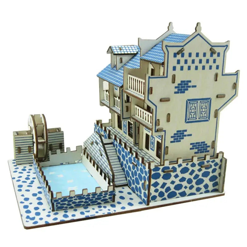 Ancient Town of Fenghuang Model to assemble